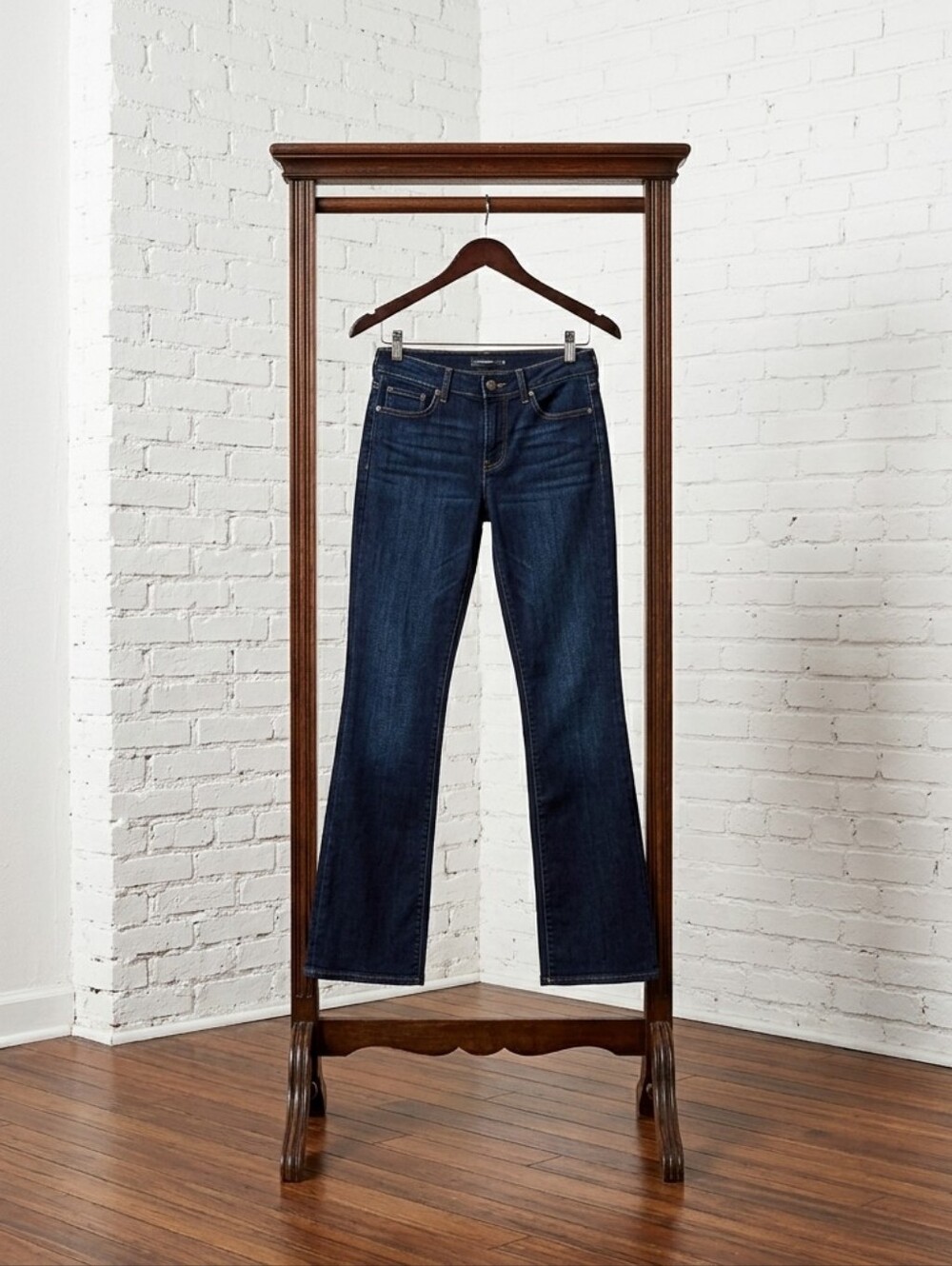White House Black Market Dark Blue Flare Jeans